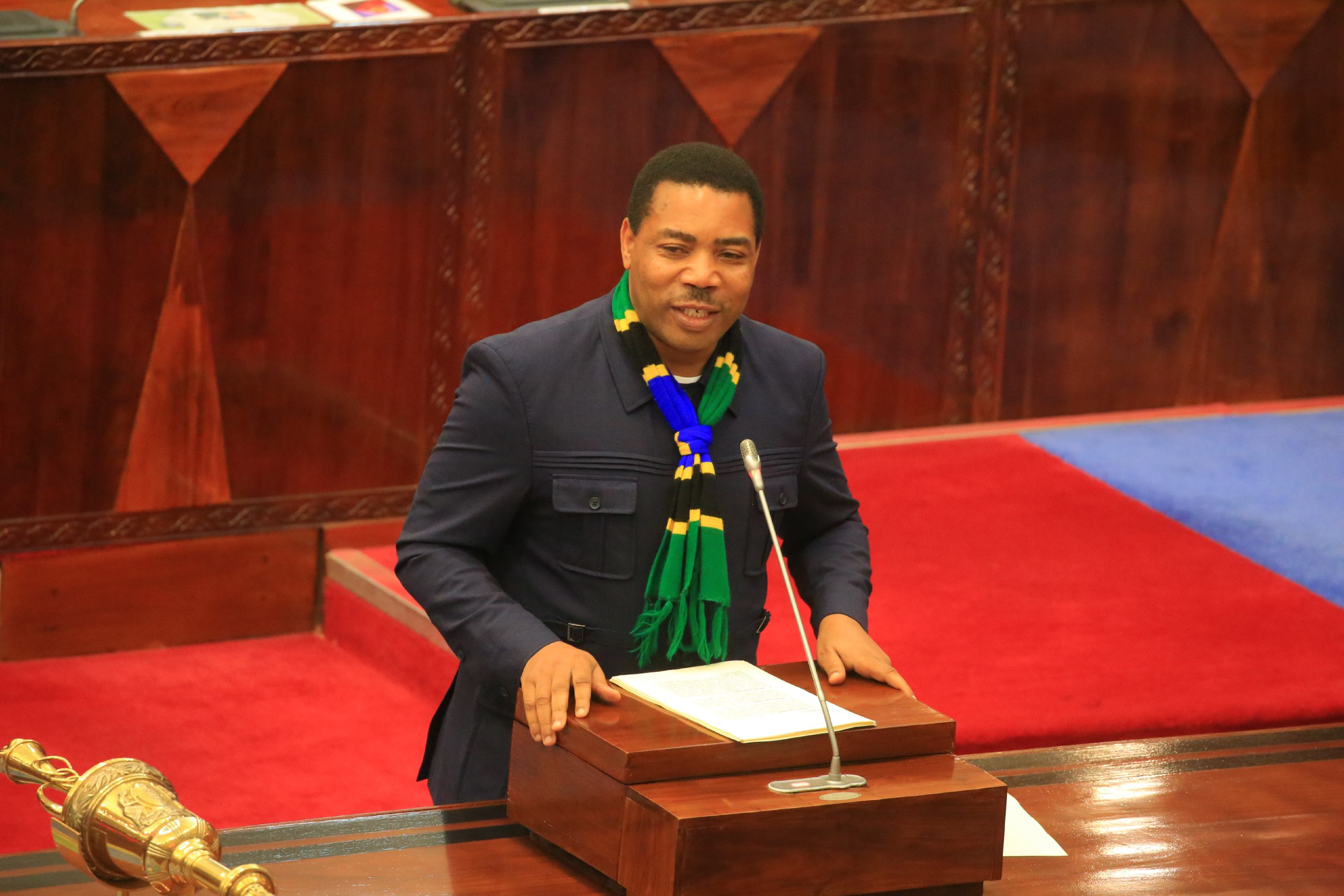 Finance Minister speaking at conference